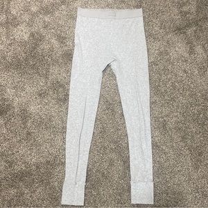 Skims Cotton Rib Legging Heather Grey